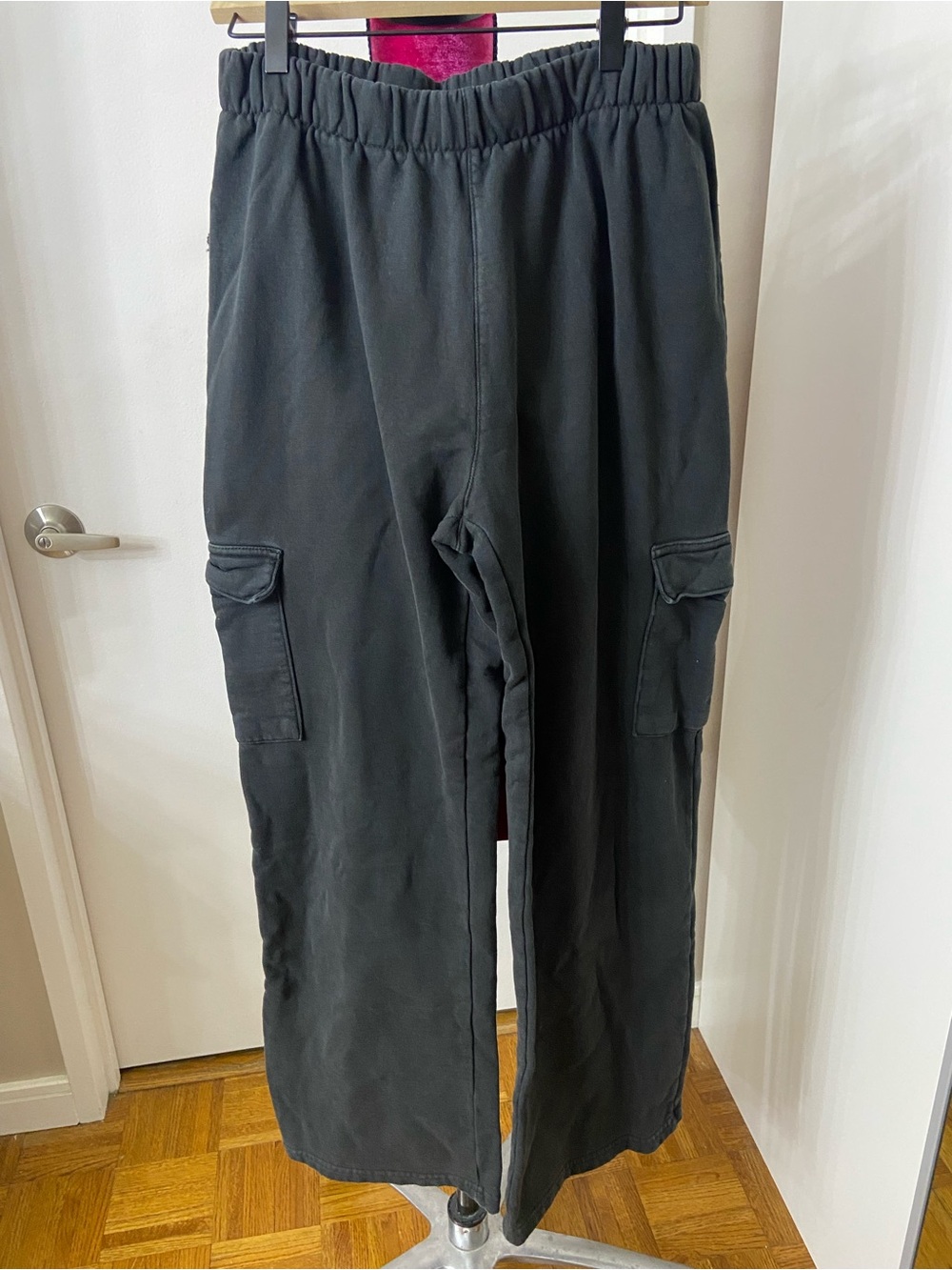 Brandy Melville black cargo sweatpants one size